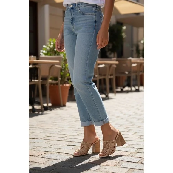 NWT Sam Edelman Laurette Almond Lattice Square Toe Block Heel Sandals - Picture 2 of 9